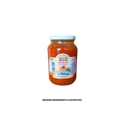 DOCE CASEIRO ABOBORA COM COCO MSB 680G
